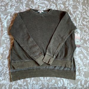 Sun&Shadow High Low Sweatshirt Womens Size S